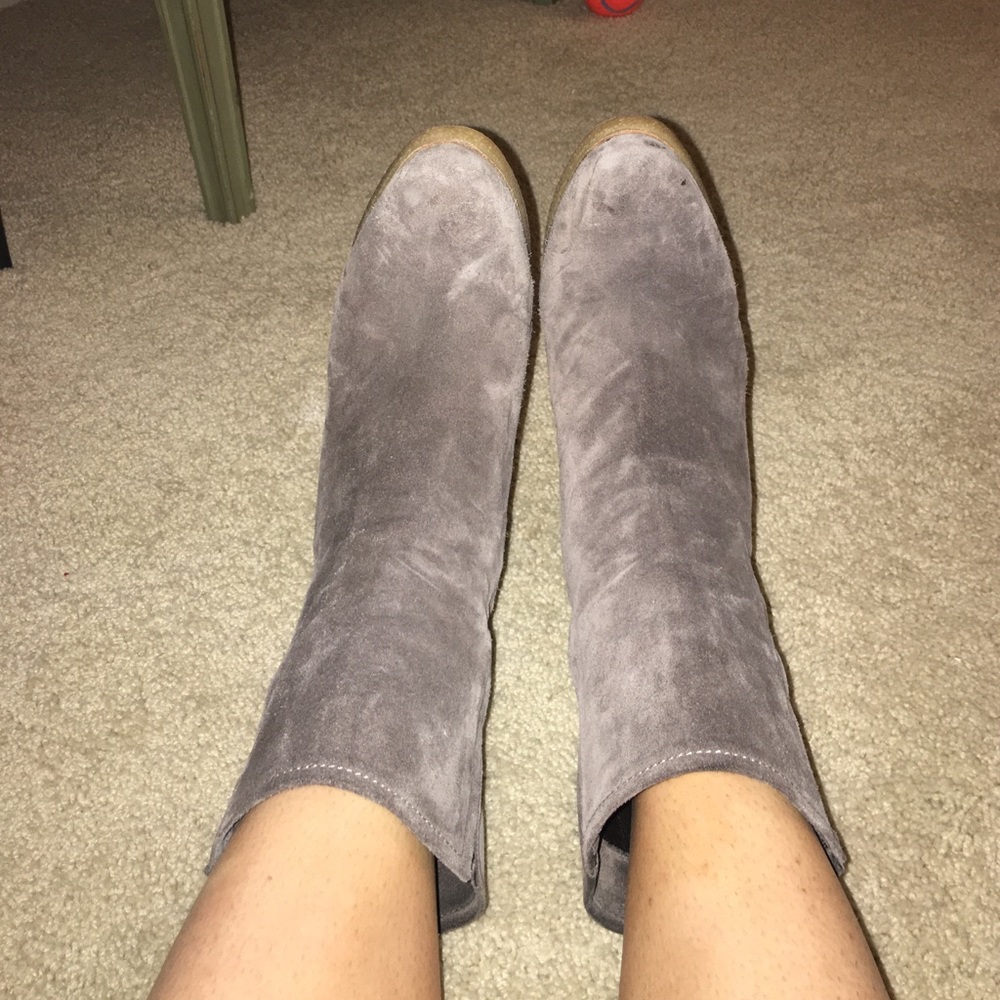 Stuart Weitzman Gray Boots - Picture 5 of 8